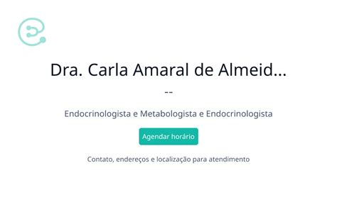 Dra Carla Amaral De Almeida Endocrinologista E Metabologista Em Rio