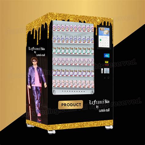 Auto Refrigerated Beauty Vending Machine With Touch Screen Support