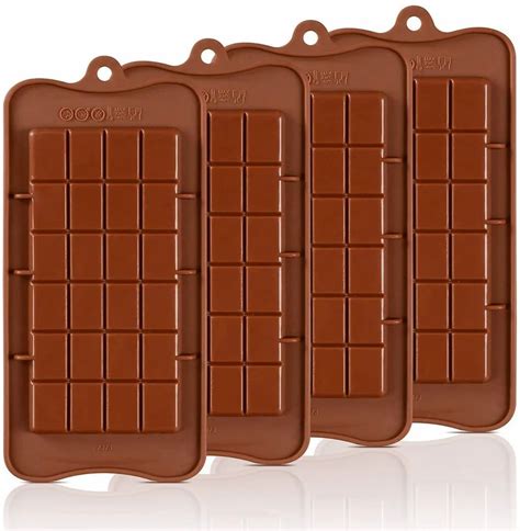 Brown Rectangular Silicone Chocolate Mold For Bakery At Rs Piece