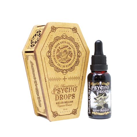 PSYCHO DROPS Dark Arts Collection Dr Burnöriums Hot Sauce Emporium