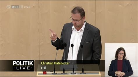 Christian Hafenecker ÖVP Korruption beenden statt aussitzen