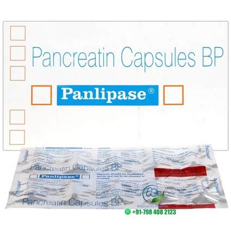 Pancreatin Creon Capsule Capsules In Strip Treatment