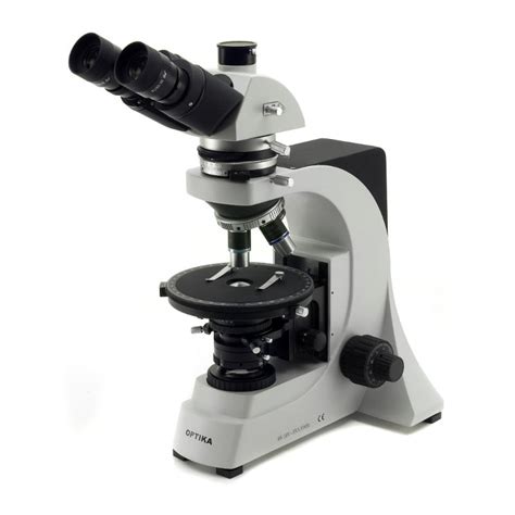 Optika Microscope Trinoculaire B Pol Avec T Te Ergo Pour Lumi Re