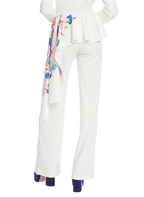 Wide Leg Scuba Pants By Badgley Mischka