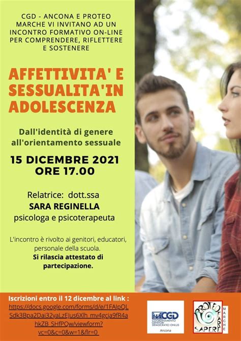 Affettività e sessualita in adolescenza Sara Reginella