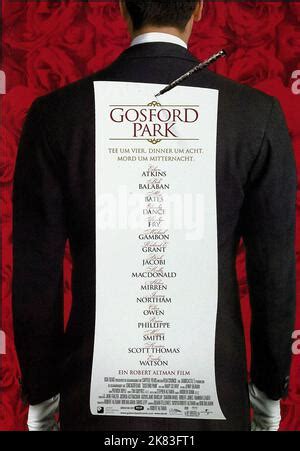 MOVIE POSTER, GOSFORD PARK, 2001 Stock Photo - Alamy