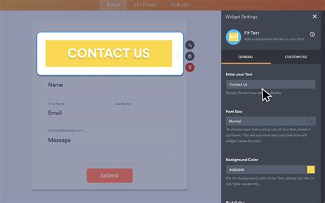 Fit Text - Form Widgets | Jotform
