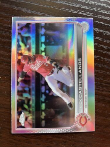 Nick Castellanos Topps Chrome Refractor Reds Phillies Ebay