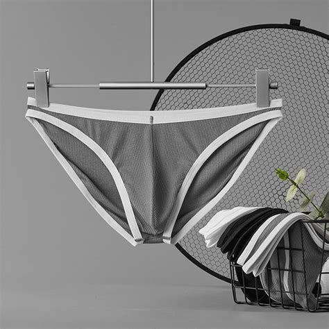 GTOPX Standard BIKINI 人気 メンズ ポーチ ストライプ生地 セクシー下着 ローライズ ストレッチ 吸水速乾 柔らかい 通気性 ブリーフ インソレンドジャパン 通販