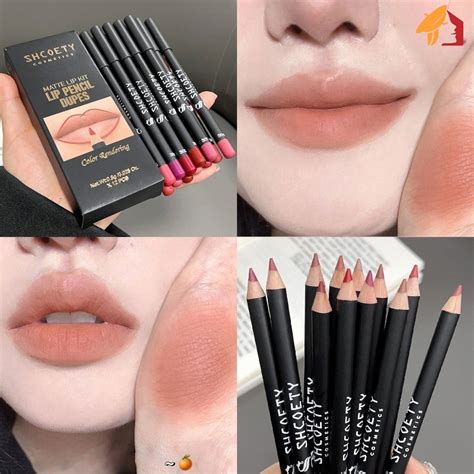 Waterproof Long Lasting Naked Color Lipliner Set Smooth Matte Woman Lip Outline Filling Pen