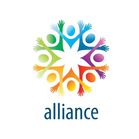 Human Alliance Logo Human Design Cooperation Vector Human Design