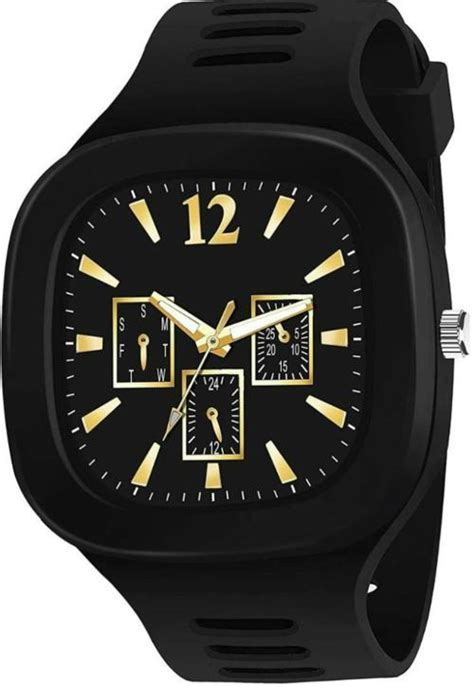 Bolun Analog Black Dial Black Strap Watch For Women - JioMart