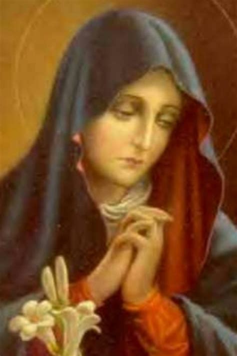 Blessed Virgin Mary Madre Bendita Nuestra Se Ora De Los Dolores