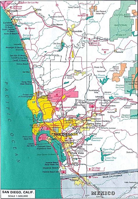 Mapas de San Diego – EUA - MapasBlog