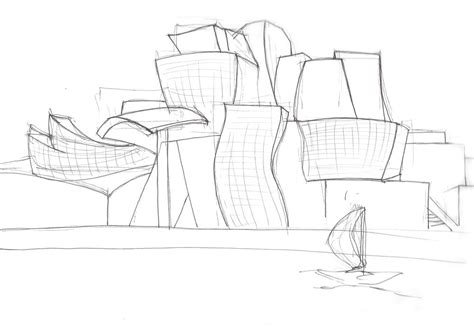 Image Result For Guggenheim Bilbao Sketches Architecture Sketch