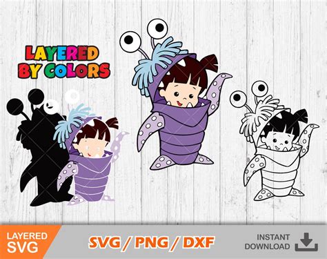 Monsters Inc Boo Clipart Monsters Inc Svg Cut Files for - Etsy