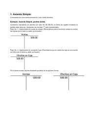 Asiento Simple Y Compuesto Ejemplos Pdf Pdf Asiento