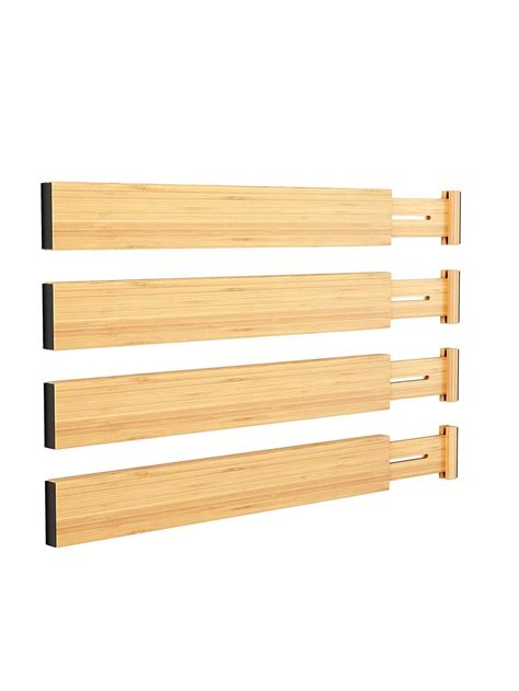 Drawer Divider Pcs Bamboo Drawer Dividers Organizers Adjustable