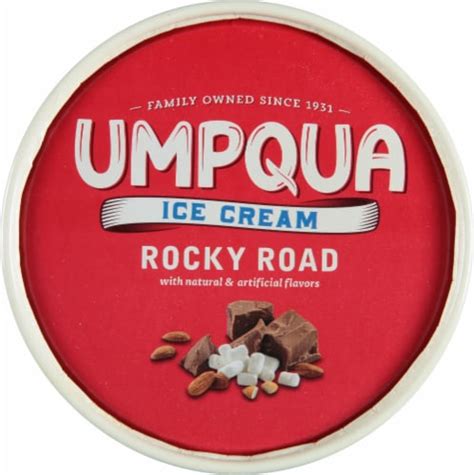 Umpqua Rocky Road Ice Cream Tub 56 Oz Kroger