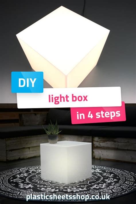 Light box ideas | Light box diy, Light box, Cube light