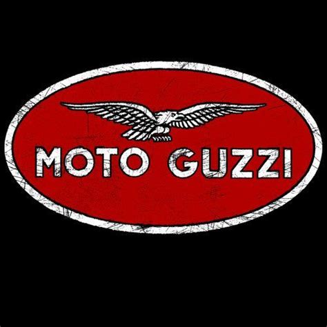 T283 Moto Guzzi Motorcycle Vintage Logo Italian Biker Retro Cool T