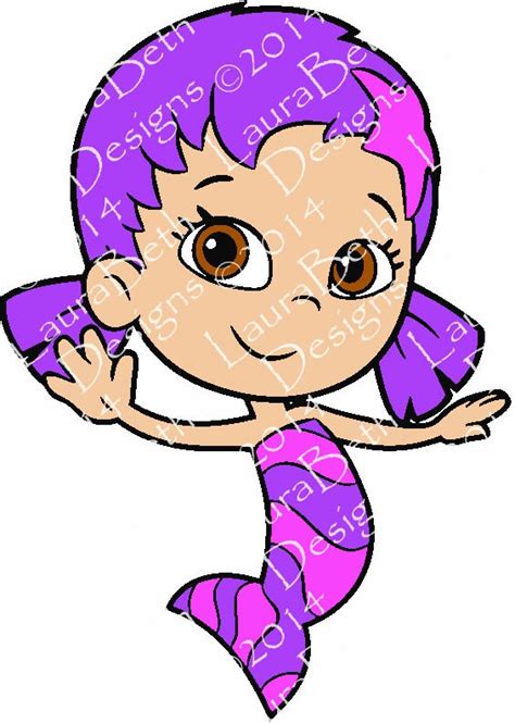 Oona Bubble Guppies Digital Design Full Embroidery Designs Etsy