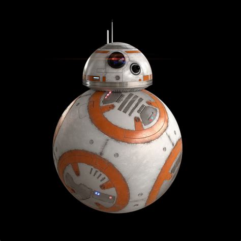 bb-8 star wars droid 3d max