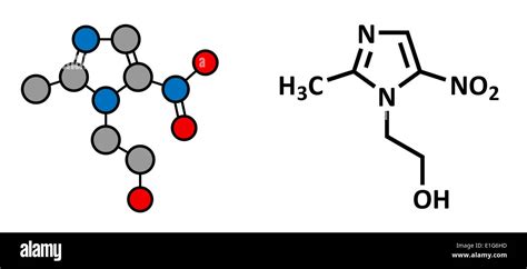 Metronidazole Antibiotic Drug Nitroimidazole Class Chemical