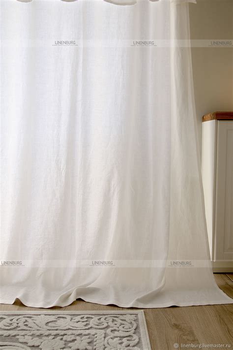 Шторы льняные с вышивкой в интернет-магазине Ярмарка Мастеров по цене ...