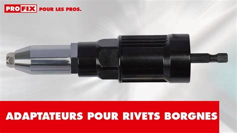 Adaptateurs Pour Rivets Borgnes Projahn Youtube