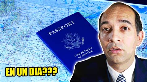 Pasaporte Americano En Un Dia Youtube