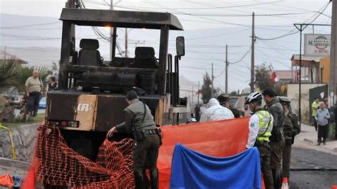 [fotos] Trabajador Murió Aplastado Por Máquina Aplanadora En Iquique