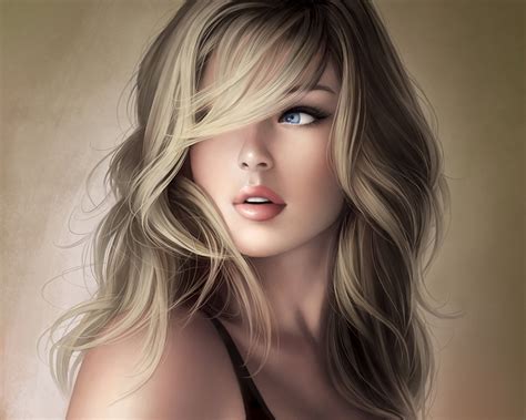 Blonde Fantasy A Stunning HD Wallpaper Of Enchantment By Warren Louw