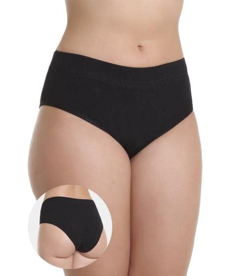 Calcinha Imi Lingerie P S Parto Algod O Gestante Maternidade Cintura C S Alto Silvana Preta