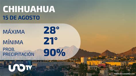 Clima En Chihuahua Para El 15 De Agosto De 2023 Unotv