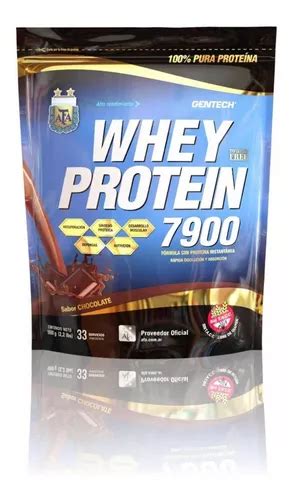 Suplemento En Polvo Gentech Whey Proteina 7900 De 1 Kg