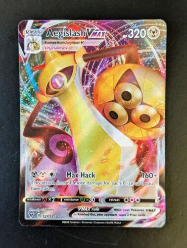 Aegislash Vmax Ultra Rare Full Art Vivid Voltage Pokemon