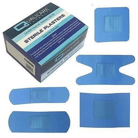 Blue Detectable Plasters Assorted 100 Jax First Aid