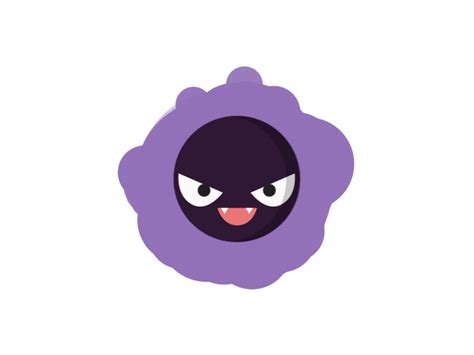 Gastly by byRemo on Dribbble