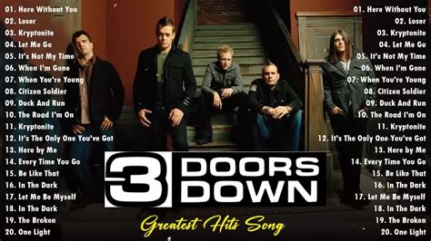 3 Doors Down Greatest Hits Best Songs Of 3 Doors Down Full Album