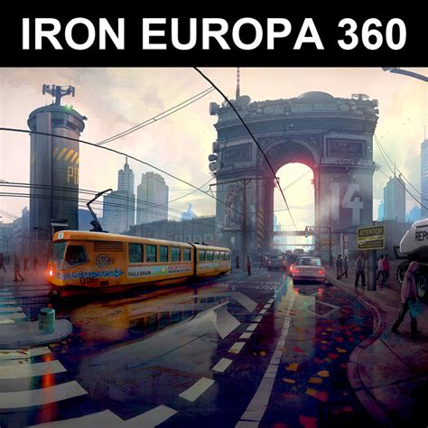 ArtStation - Iron Europa: New Paris 360 panorama