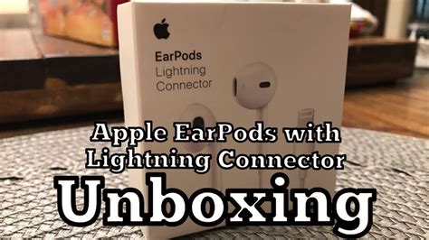 Apple Earpods With Lightning Connector Unboxing Youtube