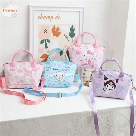 Pewanyzz Kuromi Shoulder Bag Cartoon Cinnamoroll Cartoon Crossbody Bag