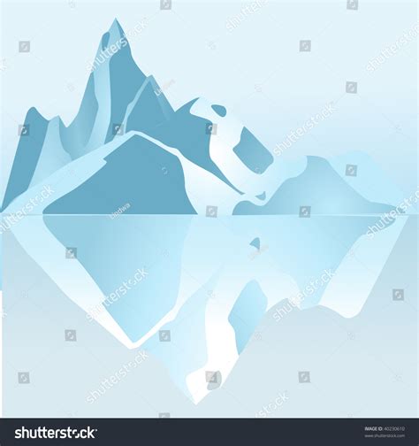 Arctic Landscape Stock Vector Illustration 40230610 : Shutterstock