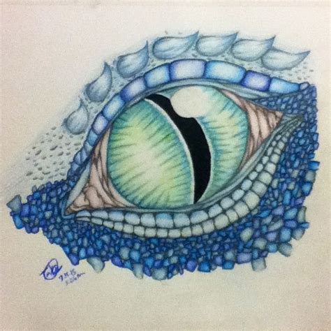 dragon eye color drawing  kinn  deviantart