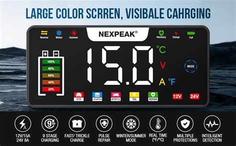 Amazon Nexpeak Nc Battery Charger Trickle Charger Car