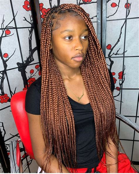 Colored Knotless Braids On Dark Skin A Trendy New Look The Fshn