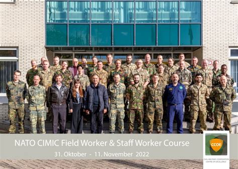 Nato Cimic Field Worker Staff Worker Course Cimic Coe