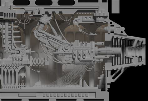 Artstation Warhammer 40k Macrocannon