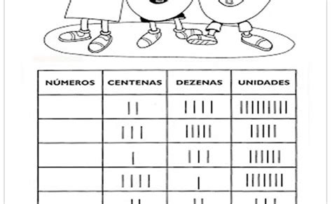 Atividades De Matematica 3 Ano Fundamental I Centenas Dezenas Unidades Dinosaurse